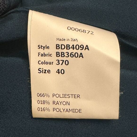 Antonio Berardi Mini Dress Women 40 Green Gold Black Velvet Colorblock Mesh Back - Picture 10 of 10